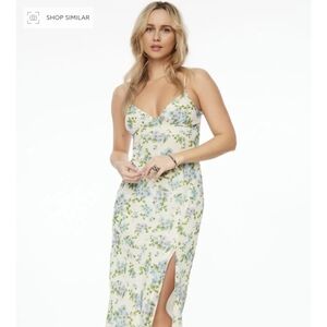 Dynamite floral maxi dress, size small